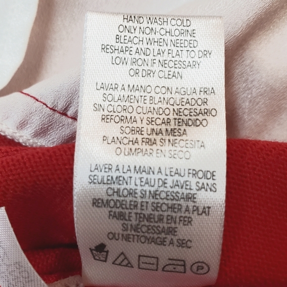 Calvin Klein Red Long Sleeve Sweater - Picture 8 of 9